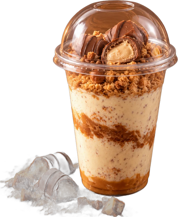 Tiramisu au Kinder Bueno Misu en gobelet à dôme